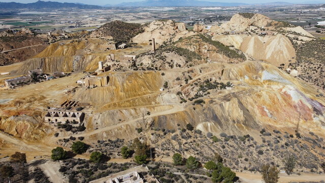 Mines de Mazaron, Murcia, Espagne
