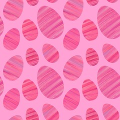 Spring seamless Easter coloured eggs pattern for wrapping paper and notebooks and kids and hobbies and clothes print