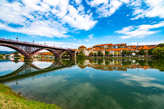 Reflection of Lent, Maribor, Stajerska region, Slovenia