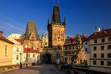 Fototapeta na wymiar Karlsbruecke, Prag, Tschechien 