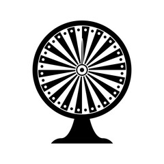 Obraz premium Fortune Wheel isolated on white background