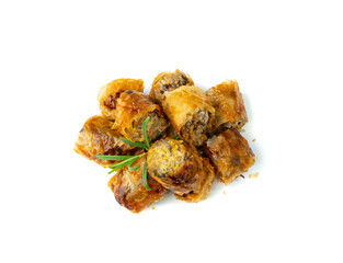 Spring Rolls, Rollos Primavera Isolated