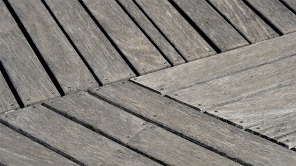 wooden planks as floor surface