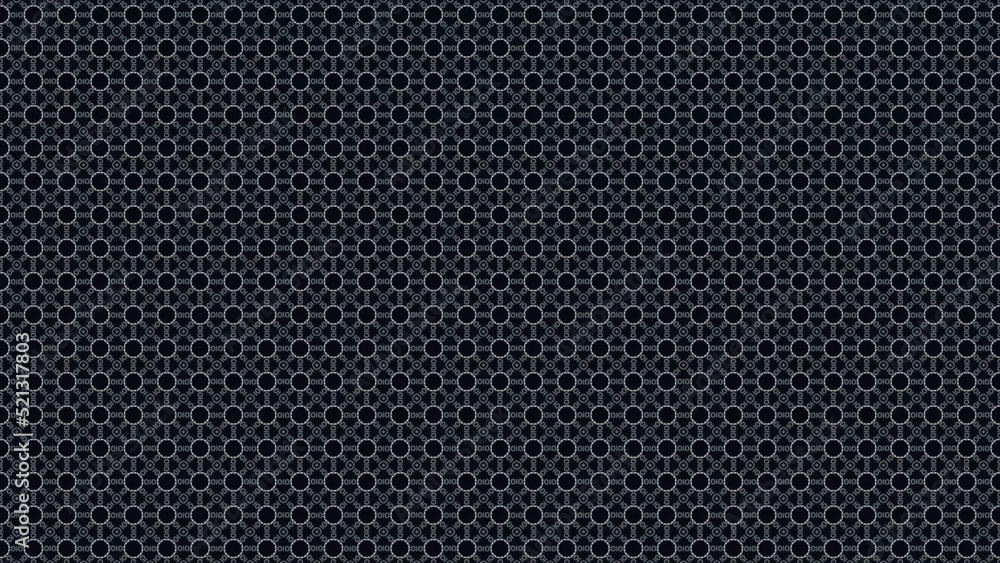 Aufkleber abstract rows of blinking geometric figures, seamless loop. animation. psychedelic changing shapes, 