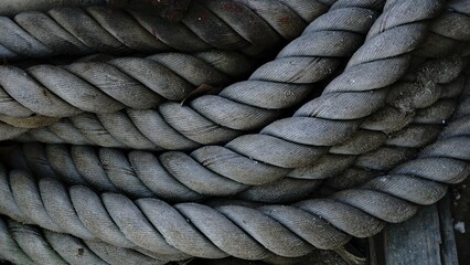 large braided industrial rope texture
