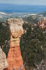 The hoodoo called The Hunter. Agua Point, Bryce Canyon National Park, Utah, USA