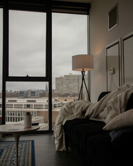 modern city apartment view