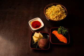 Poke japanese, Japanese food, Sushi, Temake