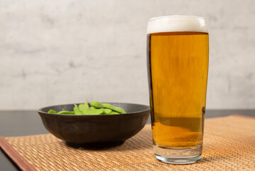 ビールと枝豆
