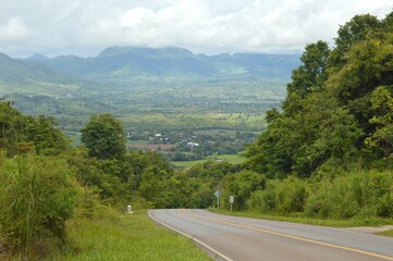 mountain road in the mountains