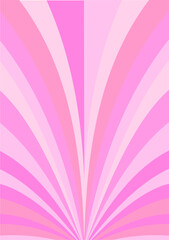 The background image is in pink tones, using shapes to arrange. Composition with gradation used for graphics