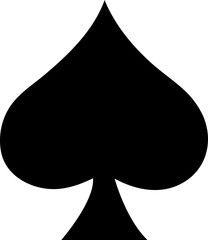 Spades icon in trendy flat style isolated on background..eps