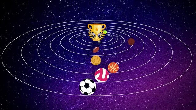 A universe of different sports for the throphy