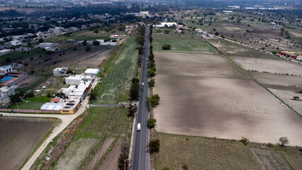 Drone México  aéreo san miguel Tlaixpan Texcoco pueblo mágico 