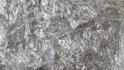 texture crumpled transparent food film relief volumetric