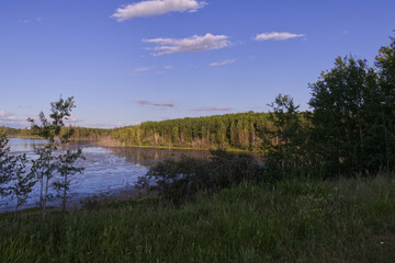 A Summer Evening at Astotin Lake