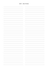Cursive handwriting tablet paper seamless pattern, lines, and dashed lines for notebook paper printing templates.