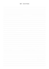 Cursive handwriting tablet paper seamless pattern, lines, and dashed lines for notebook paper printing templates.