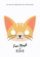 High Resolution Party Face Mask, Cut and Use Thread on Both Ends, Realistic Carnival Masks Icon Set.