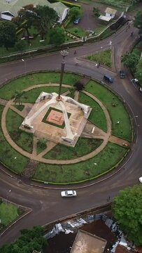 Aerial view of Arusha city, Tanzania