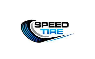 Illustration vector graphic of tire shop and repair service logo design template