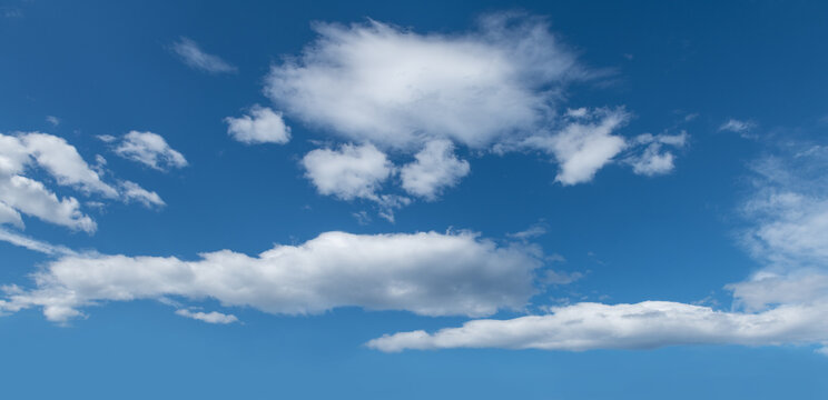 Background image of picturesque clouds on blue sky