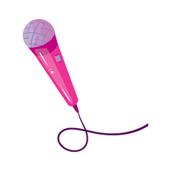 pink microphone design