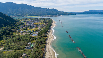地方都市の海岸
