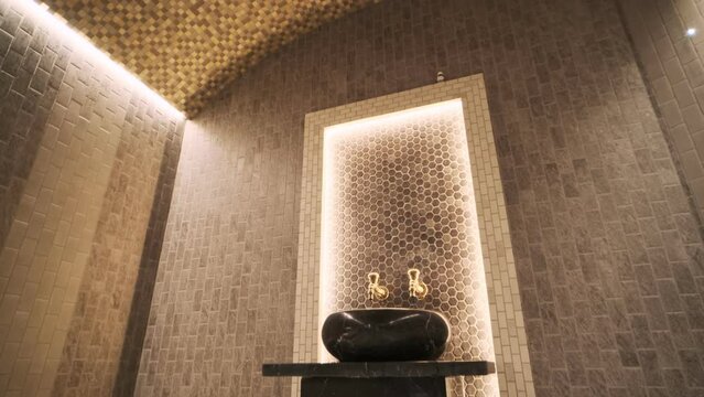 Hamam - turkish bath & spa. Modern interior design
