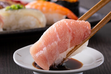 お寿司~鮪の大トロ