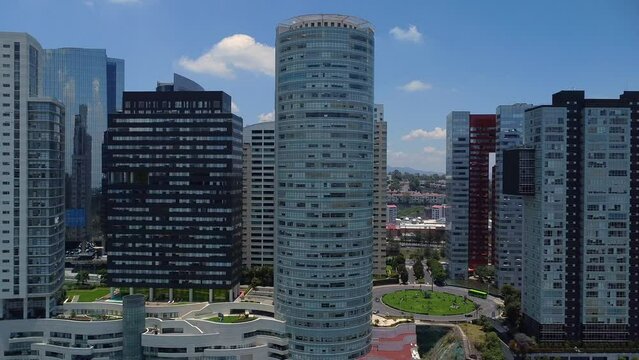 Santa Fe corporate offices area in Mexico City