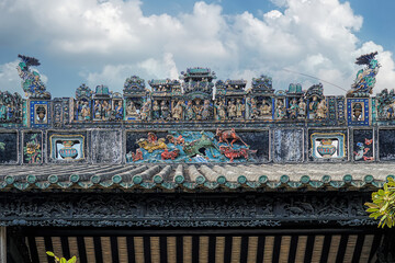 Guangzhou, Guangdong, China. The Chen Clan Ancestral Hall is an academic temple, built in 1894,...