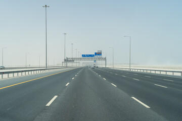 Doha road and express way.