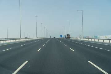 Doha road and express way.