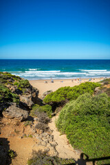 playas y calas del 
 mar Mediterraneo en Conil de Frontera en Cadiz España
