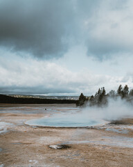 Thermal Pools in Yellow Stone National Park, Wyoming