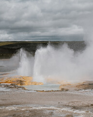 Thermal Pools in Yellow Stone National Park, Wyoming
