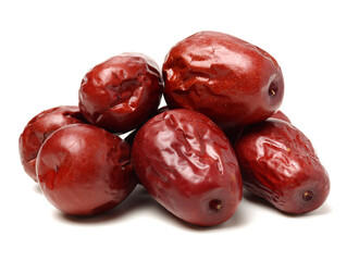 Obraz premium red date on white background