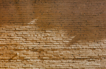 Old brick wall in the house.