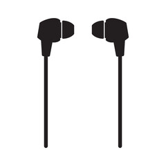 Earphone icon vector illustration sign	