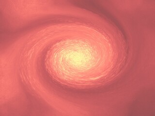 shining abstract background of coral color in the form of a swirl