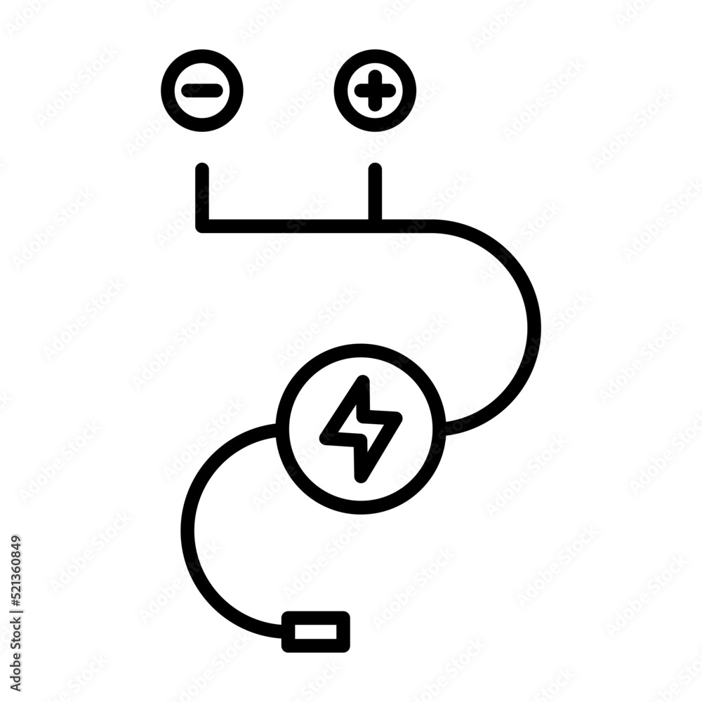 Canvas Prints Wiring Line Icon