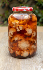 coliflor en conserva