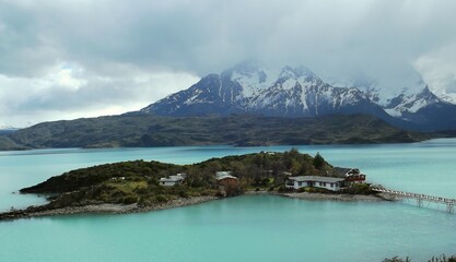 Parque nacional Torres del Paine en Puerto Natales, Chile