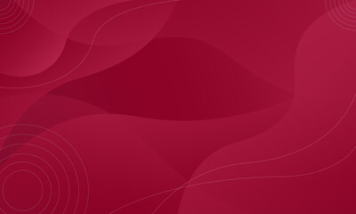Red wave abstract background. Vector illustration. EPS 10.