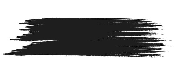 Brush strokes vector isolated on white background. easily editable eps.