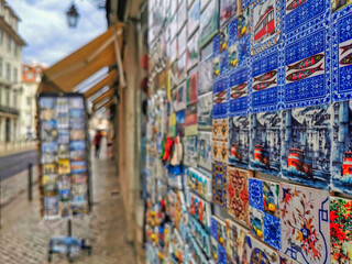 One of the many souvenir shops of Lisbon