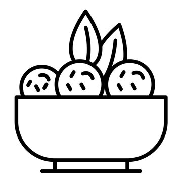 Falafel Line Icon