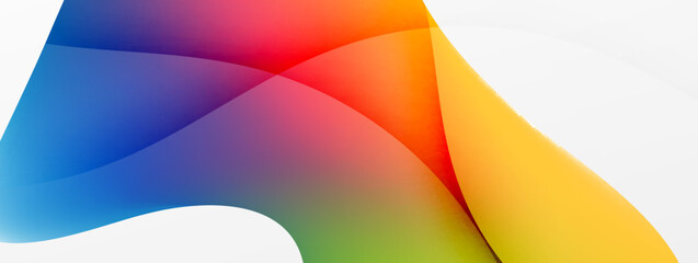 Fluid color abstract background. Liquid gradients, wave pattern. Trendy techno business template for wallpaper, banner, background or landing