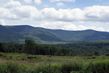 Wide angle view of Cold Hollow in Vermont